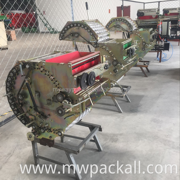 Plastic film wrapped corn silage baler machine